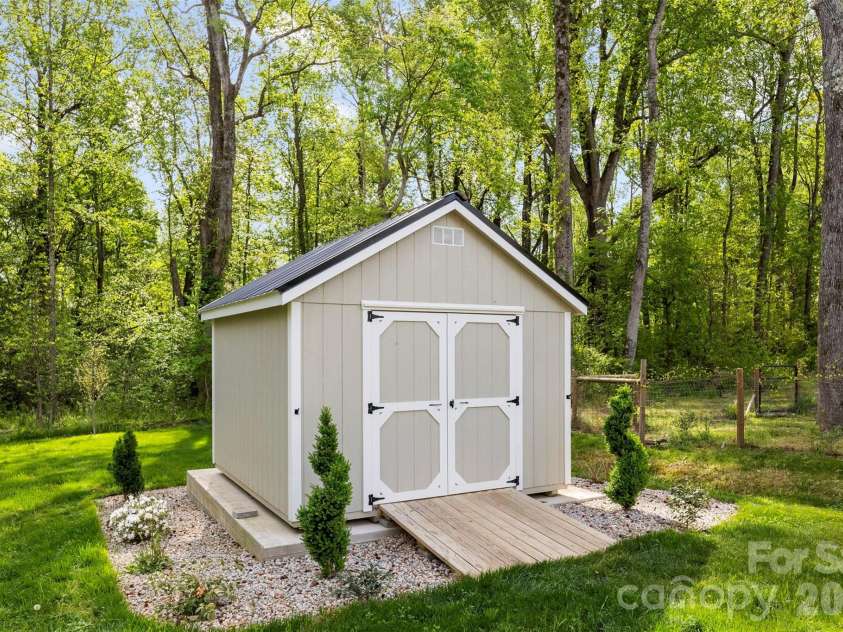 5713 Rehobeth Road, Waxhaw, NC 28173.  MLS# CAR4366678, YatesRealty ID 20086. Storage shed