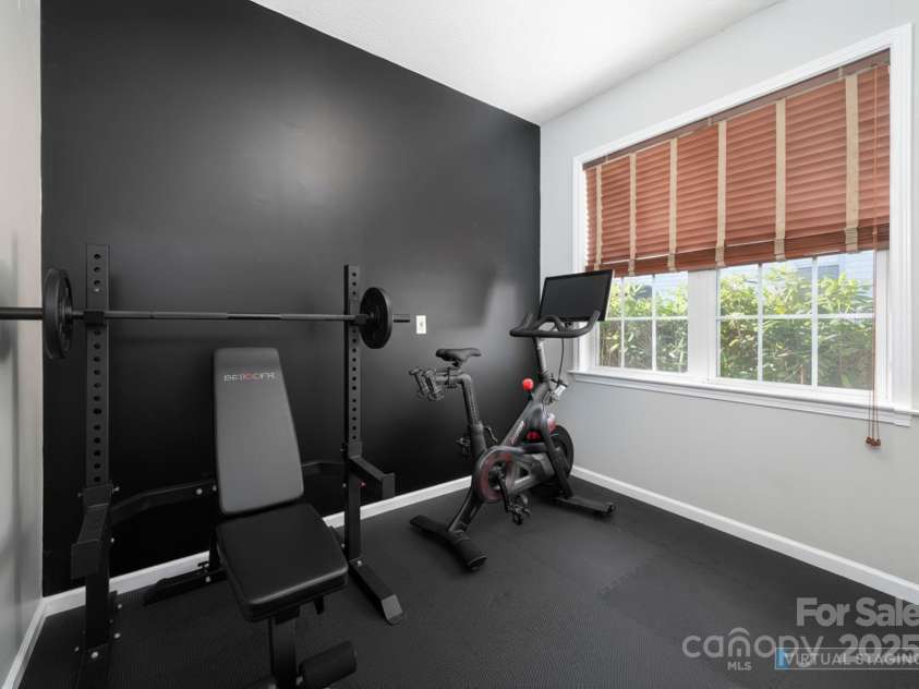 207 Farm Creek Drive, Asheville, NC 28806.  MLS# CAR4320360, YatesRealty ID 20088. ...awesome little nook (not heated, but would be easy to do) perfect for a gym or drum set. Or?...