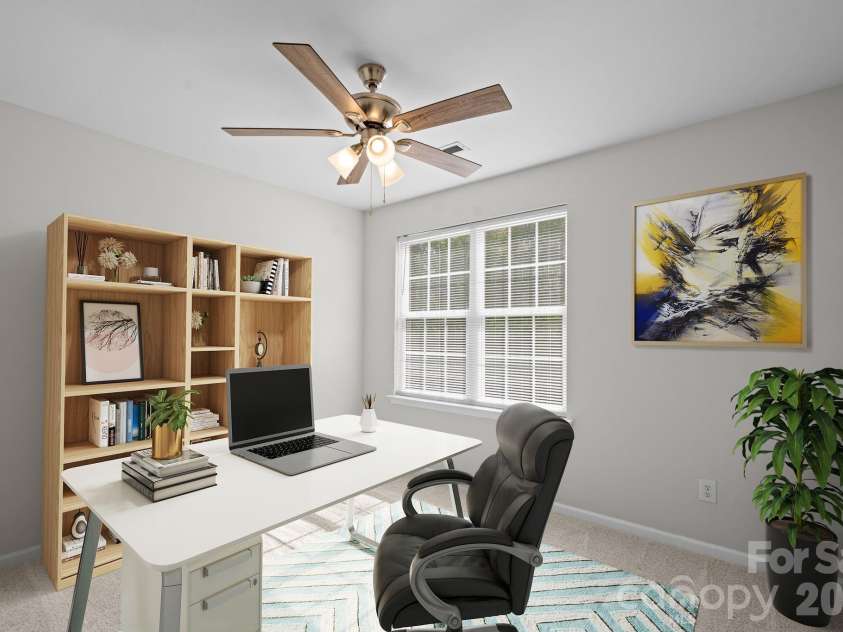 4966 Sunset Ridge Court, Charlotte, NC 28269.  MLS# CAR4361442, YatesRealty ID 20090. Virtual staging
