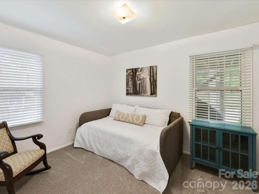 15708 Fairfield Drive, Matthews, NC 28104.  MLS# CAR4370742, YatesRealty ID 20095. 3rd bedroom on lower level
