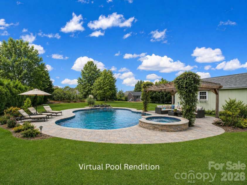 718 Emerson Drive, Mooresville, NC 28115.  MLS# CAR4325279, YatesRealty ID 20096. Potential for a Future Pool