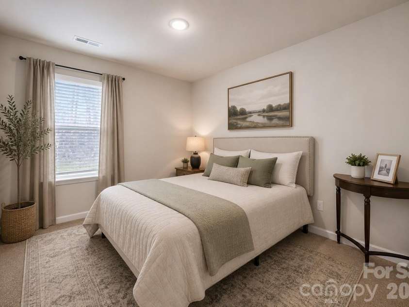 8105 Alderton Lane, Charlotte, NC 28215.  MLS# CAR4307663, YatesRealty ID 20098. Bedroom #2 - virtually staged