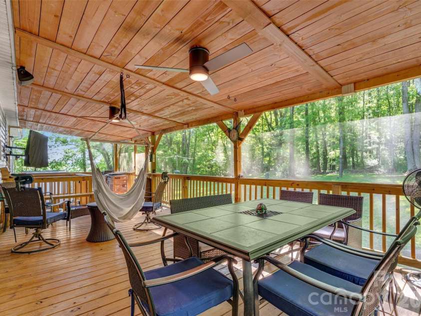 5007 Carlos Road, Catawba, NC 28609.  MLS# CAR4375298, YatesRealty ID 20104. Beautiful rear covered deck / attached