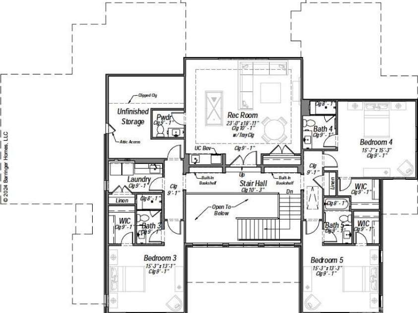 5427 Addison Drive, Charlotte, NC 28211.  MLS# CAR4258446, YatesRealty ID 20122. 2nd Floor