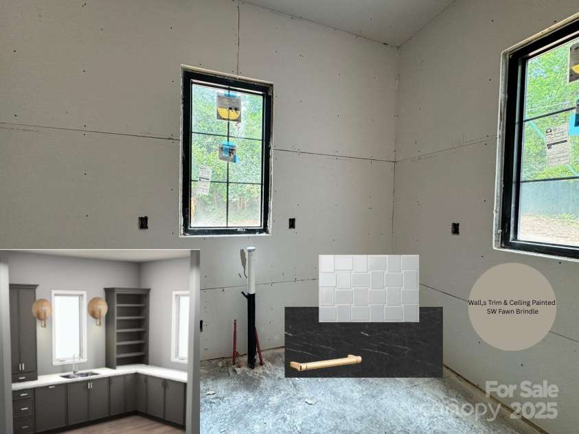 5427 Addison Drive, Charlotte, NC 28211.  MLS# CAR4258446, YatesRealty ID 20122. Scullery Details - Features are shown for illustrative purposes