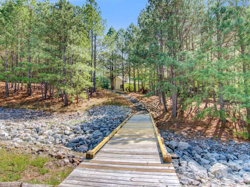 5690 Anchor Drive, Granite Falls, NC 28630.  MLS# CAR4252807, YatesRealty ID 20124. Anchors Landing Walking trail