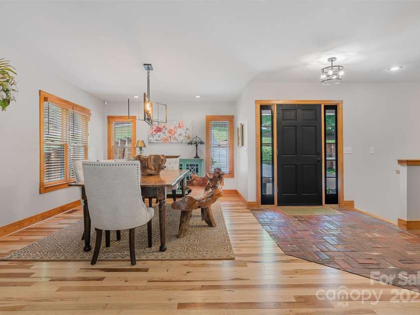 5690 Anchor Drive, Granite Falls, NC 28630.  MLS# CAR4252807, YatesRealty ID 20124. Great room flooring is new - Hickory hard wood.