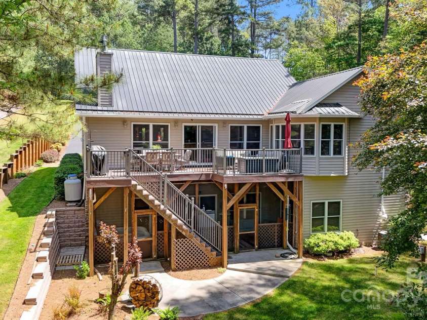 5690 Anchor Drive, Granite Falls, NC 28630.  MLS# CAR4252807, YatesRealty ID 20124. Rear view