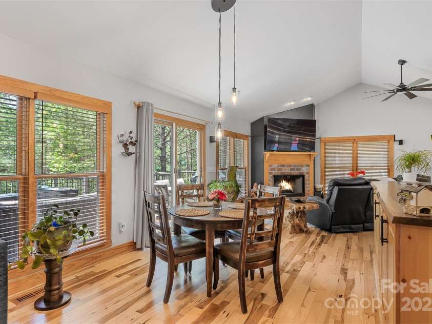 5690 Anchor Drive, Granite Falls, NC 28630.  MLS# CAR4252807, YatesRealty ID 20124. Room for smaller dining area. Furniture & TV does not convey.