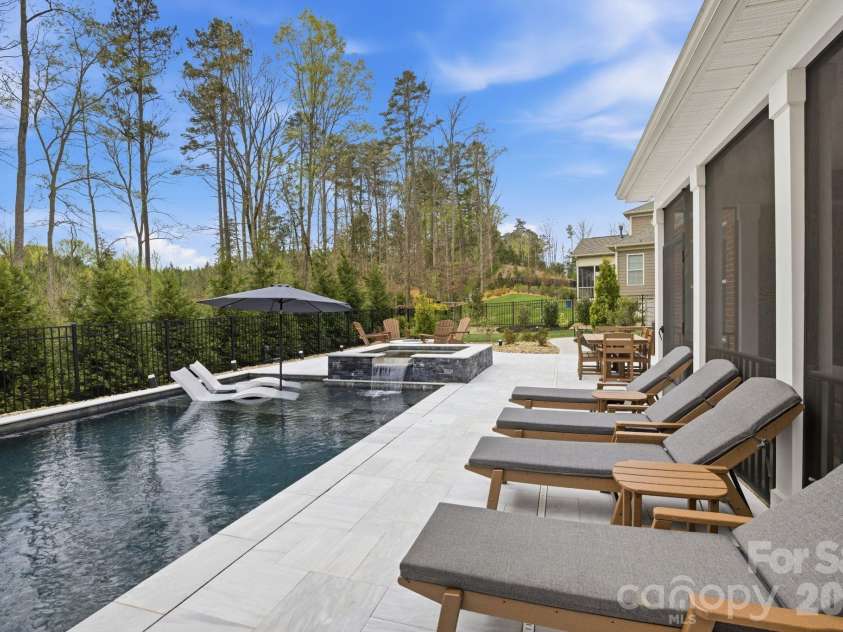 18526 Doves Crest Road, Cornelius, NC 28031.  MLS# CAR4364782, YatesRealty ID 20125. Pool and Spa