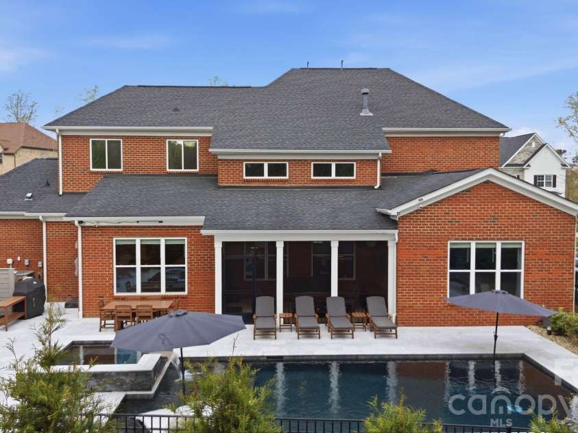 18526 Doves Crest Road, Cornelius, NC 28031.  MLS# CAR4364782, YatesRealty ID 20125. Rear Elevation