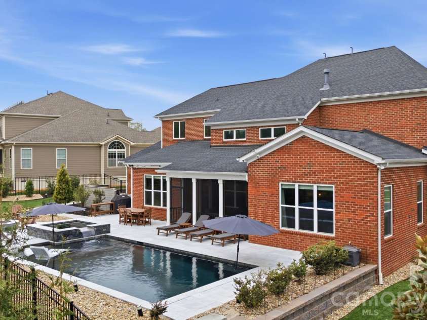 18526 Doves Crest Road, Cornelius, NC 28031.  MLS# CAR4364782, YatesRealty ID 20125. Rear Elevation