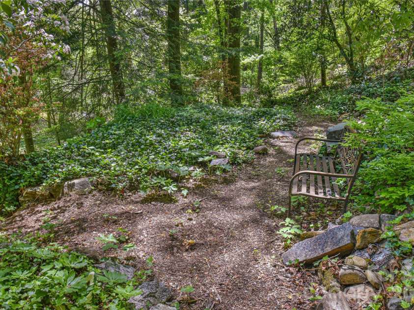 1 Hillcrest Lane, Black Mountain, NC 28711.  MLS# CAR4368421, YatesRealty ID 20131. Walking trails