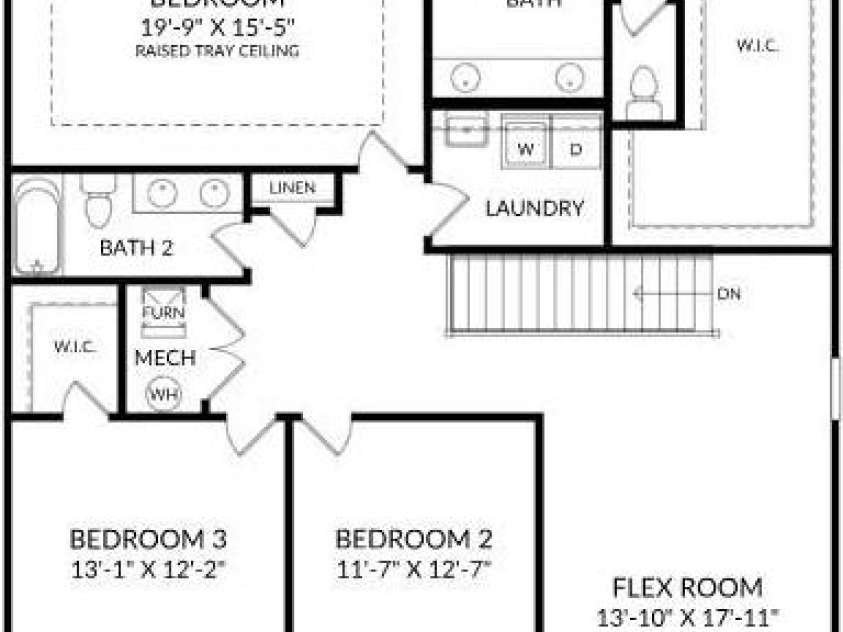 4125 Vista Pine Drive, Charlotte, NC 28215.  MLS# CAR4272110, YatesRealty ID 20139. Upper Level Example