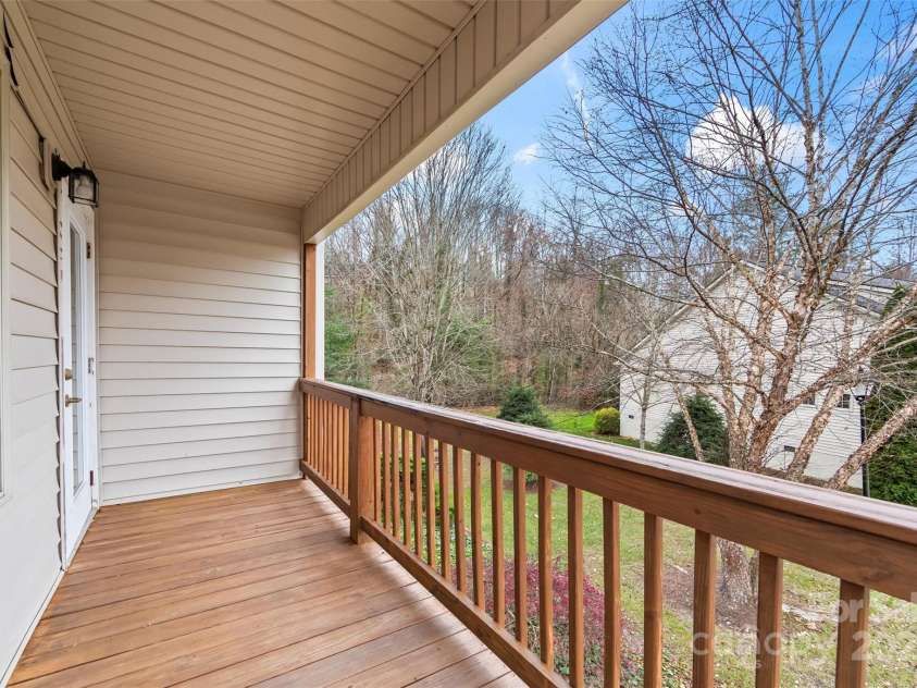 234 Wash Creek Drive, Hendersonville, NC 28739.  MLS# CAR4325434, YatesRealty ID 20140. Back deck from another perspective.