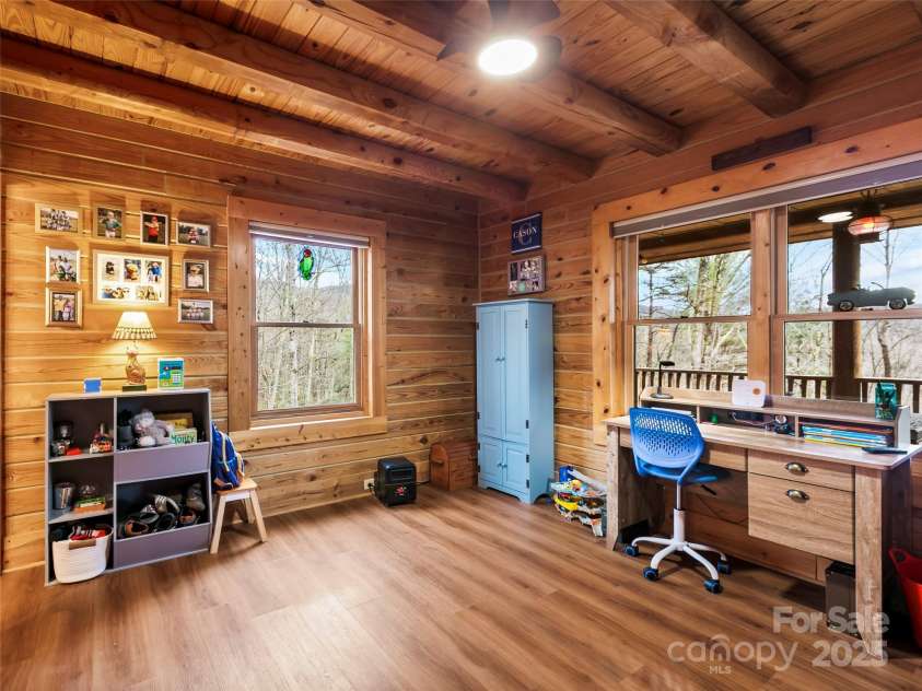 1239 Lower Loop Drive, Fletcher, NC 28732.  MLS# CAR4327631, YatesRealty ID 2016. Bedroom on main level