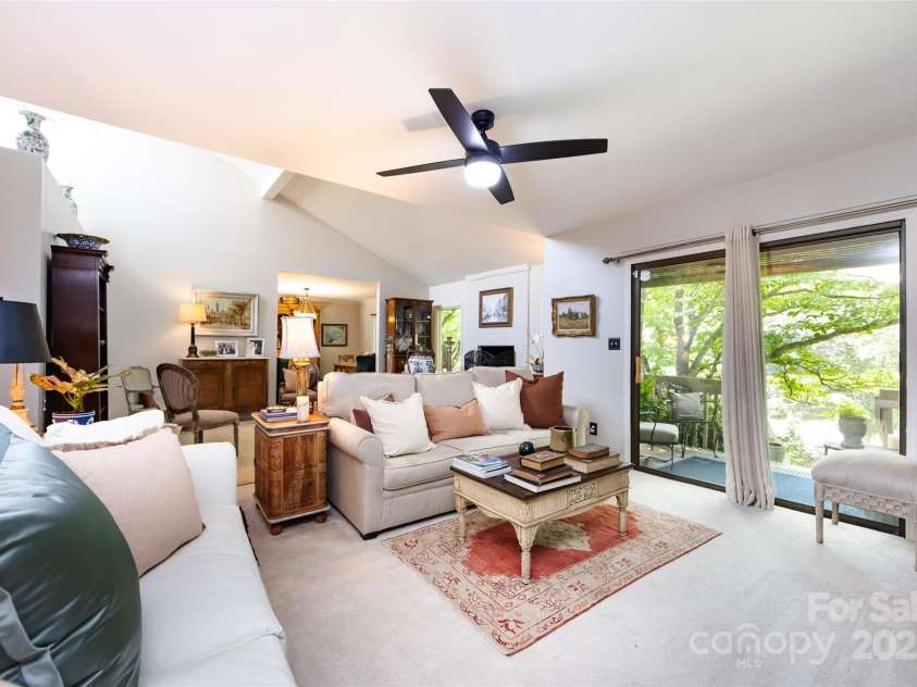 5128 Dunes Court, Charlotte, NC 28226.  MLS# CAR4249408, YatesRealty ID 20161. View from den