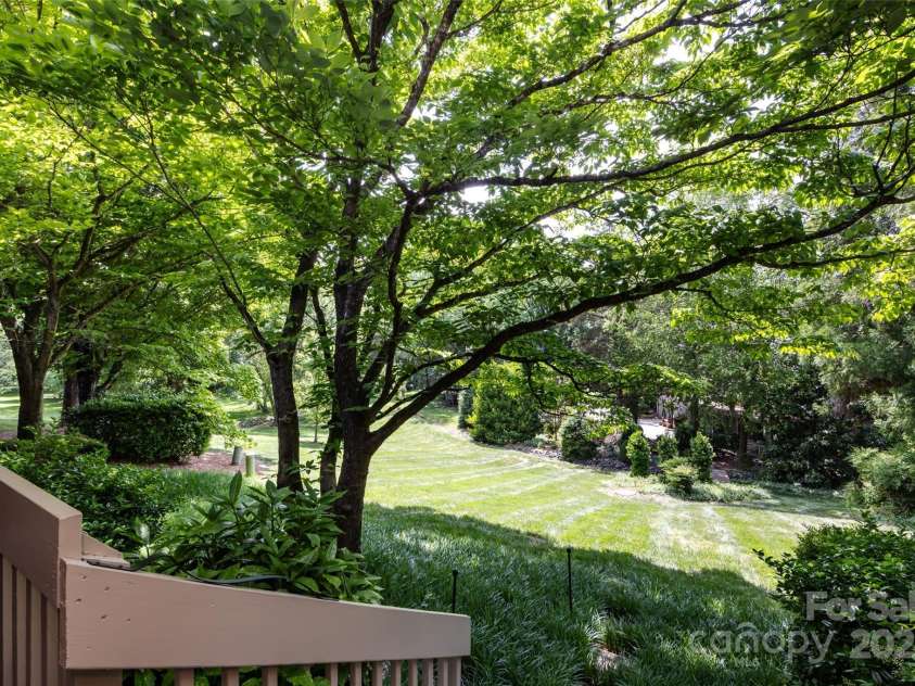 5128 Dunes Court, Charlotte, NC 28226.  MLS# CAR4249408, YatesRealty ID 20161. View of meadow from back deck