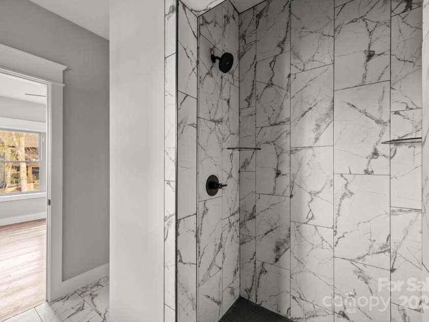 62 Pinedale Road, Asheville, NC 28805.  MLS# CAR4210140, YatesRealty ID 20166. Primary walk in shower