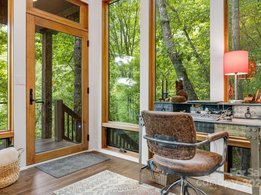 265 Laurel Branch Road, Canton, NC 28716.  MLS# CAR4231718, YatesRealty ID 2017. The views from your office work space are spectactular!