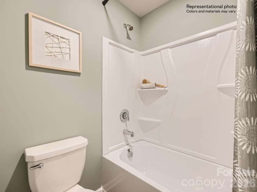 152 Spotted Way, Troutman, NC 28166.  MLS# CAR4380131, YatesRealty ID 20170. Hall bath Area