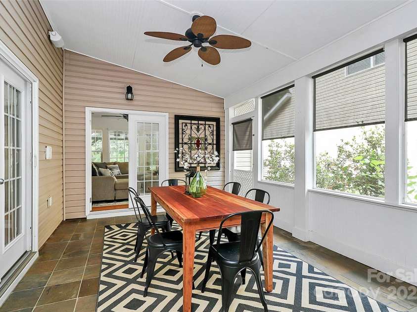 14904 Rosemary Way Drive, Huntersville, NC 28078.  MLS# CAR4266455, YatesRealty ID 20172. Screened courtyard room- opens to living room/office, entry hall, living area off the kitchen