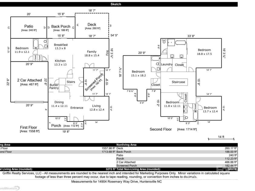 14904 Rosemary Way Drive, Huntersville, NC 28078.  MLS# CAR4266455, YatesRealty ID 20172. This is great floorplan with function and flow for easy living and entertaining.