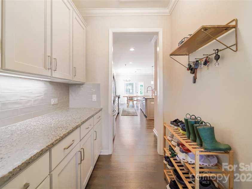 2035 Beacon Avenue, Monroe, NC 28110.  MLS# CAR4265036, YatesRealty ID 20173. Butler's pantry with built in lighting