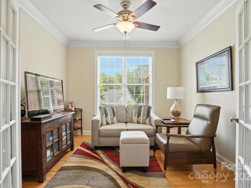 2300 Wednesbury Court, Kannapolis, NC 28083.  MLS# CAR4279823, YatesRealty ID 20183. Office with French Doors