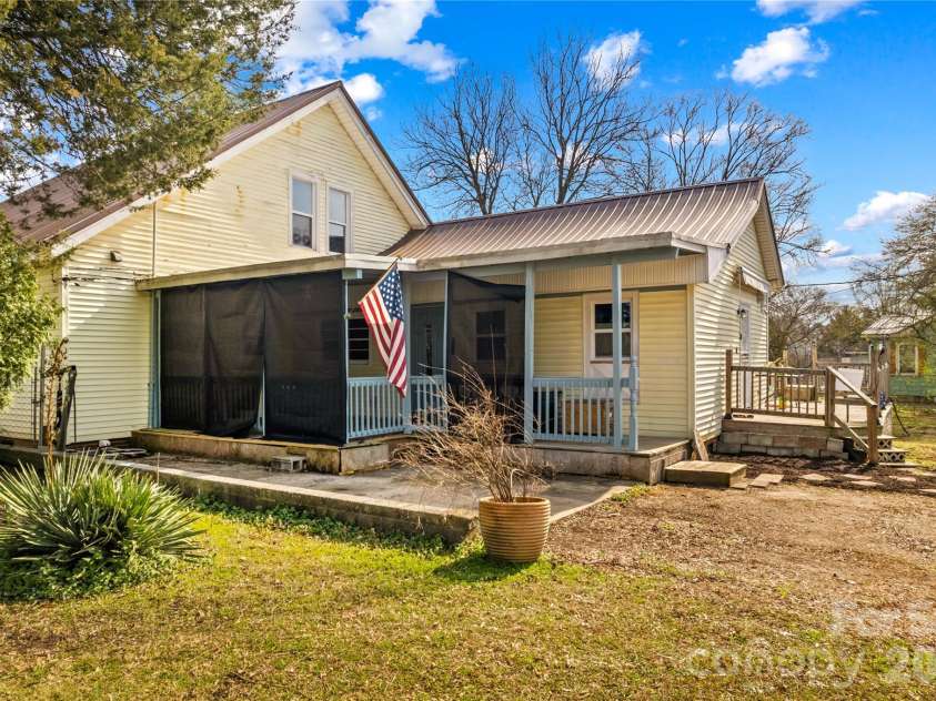 1022 Railroad Avenue, China Grove, NC 28023.  MLS# CAR4354651, YatesRealty ID 20187. View from driveway