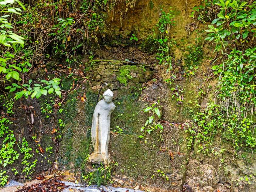 3739 Pickens Highway, Rosman, NC 28772.  MLS# CAR4262778, YatesRealty ID 20189. Gravity spring water fountain!
