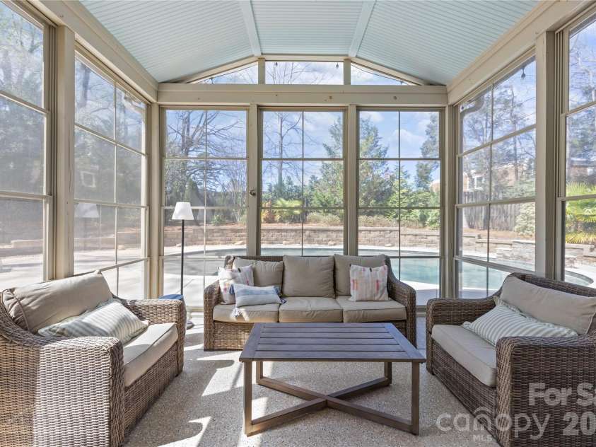921 Rock Forest Way, Fort Mill, SC 29707.  MLS# CAR4359119, YatesRealty ID 20189. Year round screen room