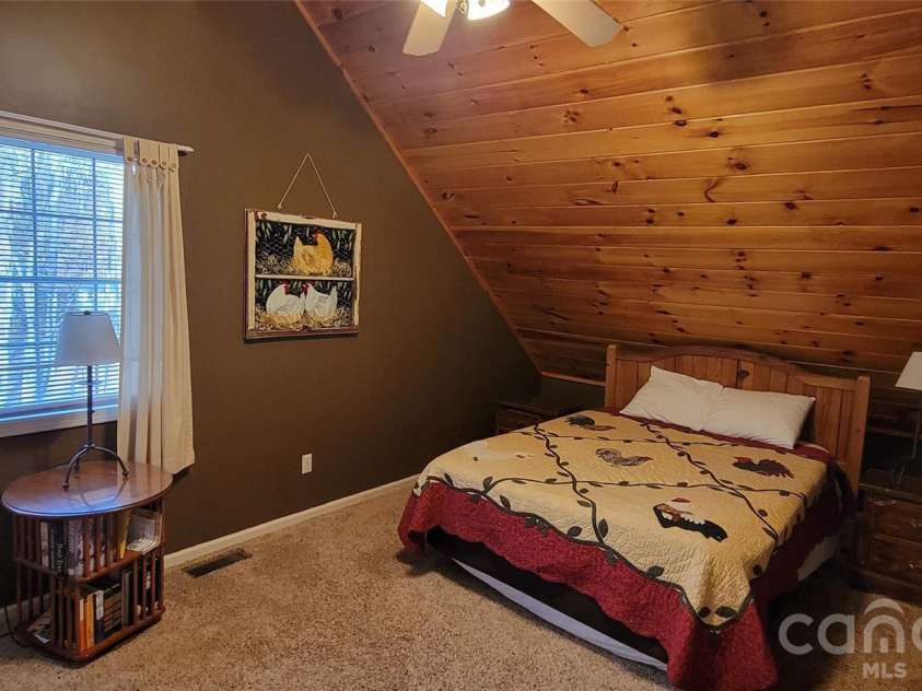 445 Allison Drive, Maggie Valley, NC 28751.  MLS# CAR4346332, YatesRealty ID 2020. Upper Level Bedroom