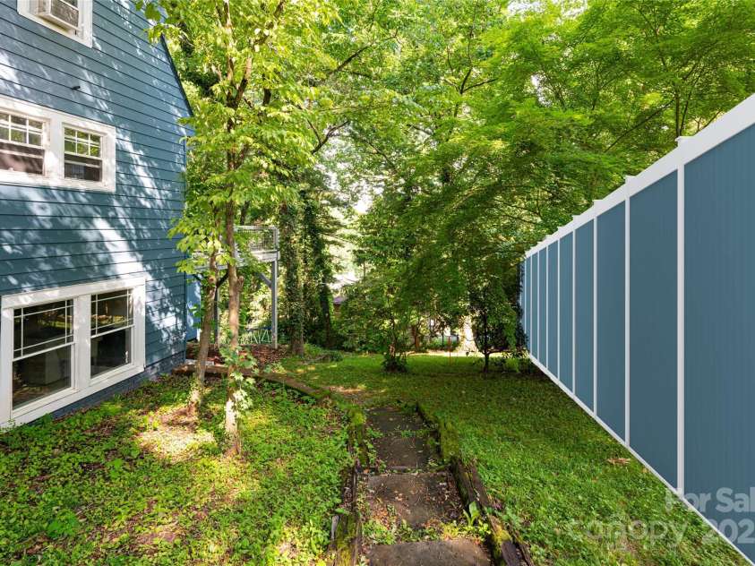 1 Kenilworth Road, Asheville, NC 28803.  MLS# CAR4241004, YatesRealty ID 20208. Virtually enhanced to include a privacy fence