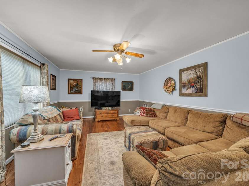 15 Mull Drive, Taylorsville, NC 28681.  MLS# CAR4333545, YatesRealty ID 2021. Living Room