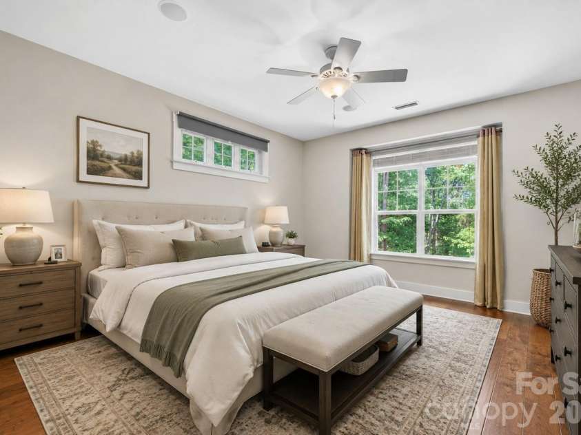 125 Pomeroy Road, Mooresville, NC 28117.  MLS# CAR4378869, YatesRealty ID 20213. Primary bedroom on the main level-virtually staged