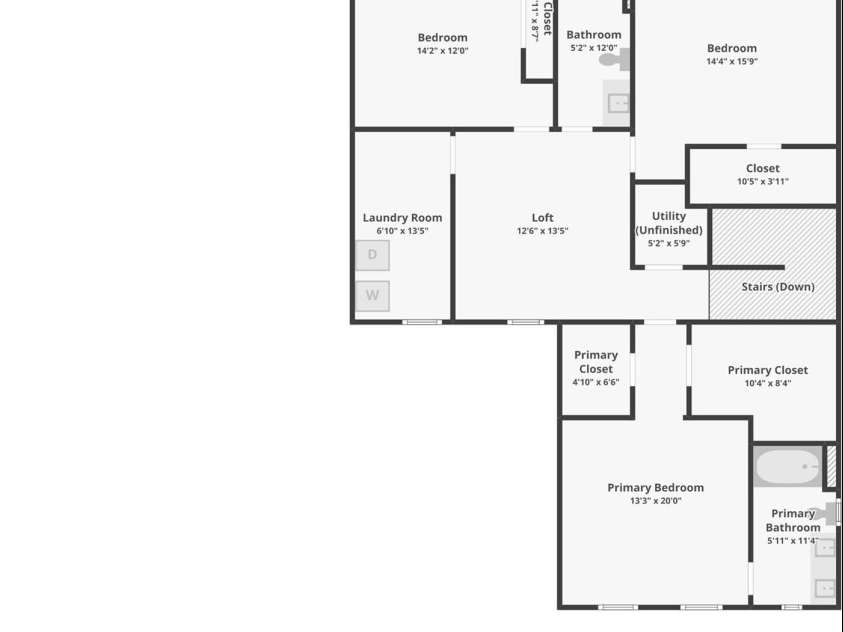 804 Yorkshire Drive, Albemarle, NC 28001.  MLS# CAR4251379, YatesRealty ID 20218. Second floor