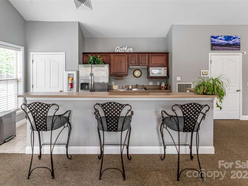55 Outlook Circle, Swannanoa, NC 28778.  MLS# CAR4267011, YatesRealty ID 20219. Clubhouse kitchen area