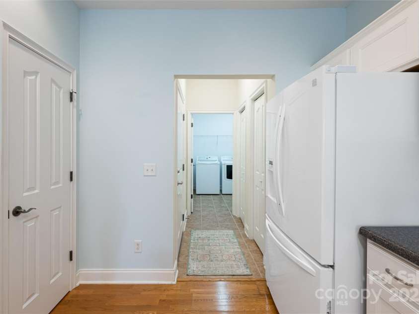55 Outlook Circle, Swannanoa, NC 28778.  MLS# CAR4267011, YatesRealty ID 20219. Pantry on the left, down the hall is the 2 car garage on the left & laundry straight ahead from kitchen area.