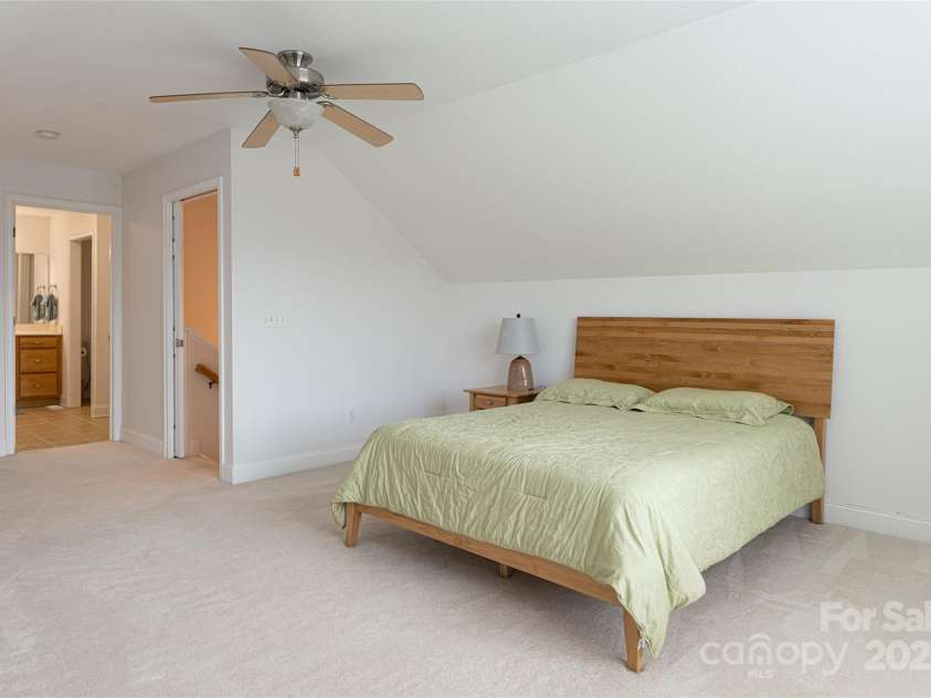 55 Outlook Circle, Swannanoa, NC 28778.  MLS# CAR4267011, YatesRealty ID 20219. Private upstairs bedroom.