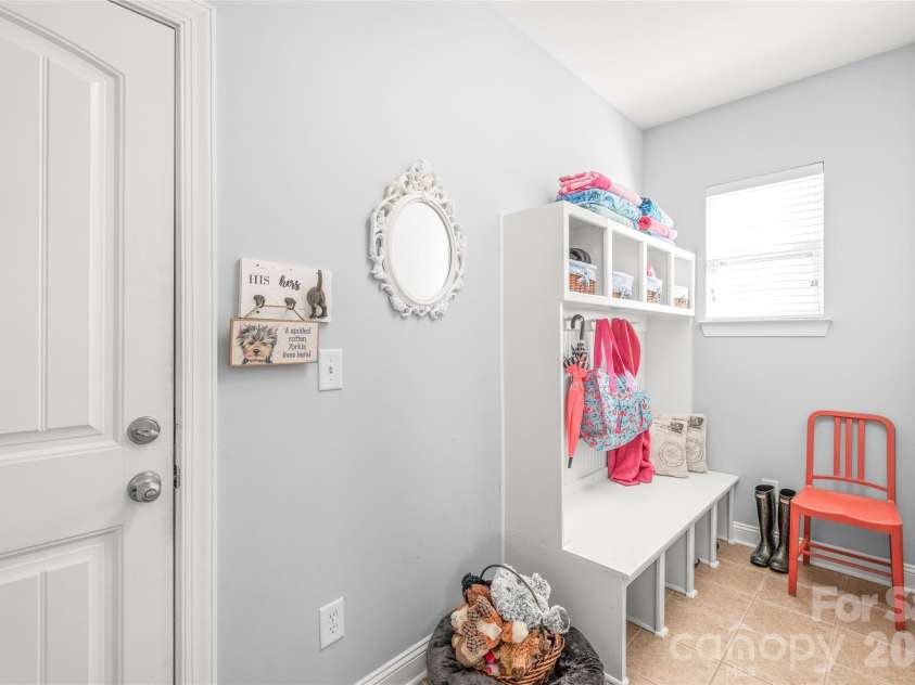 2441 Chatham Drive, Fort Mill, SC 29707.  MLS# CAR4347298, YatesRealty ID 20222. Drop zone off the garage entry 