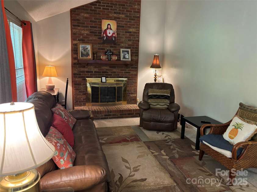 7316 Truelight Church Road, Mint Hill, NC 28227.  MLS# CAR4263547, YatesRealty ID 20233. Living room