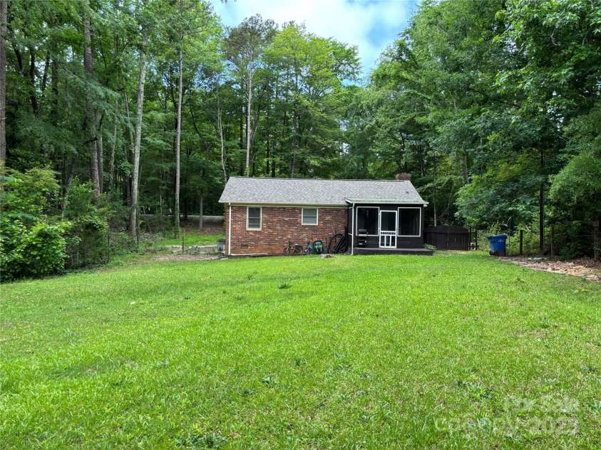 7316 Truelight Church Road, Mint Hill, NC 28227.  MLS# CAR4263547, YatesRealty ID 20233. Yard views