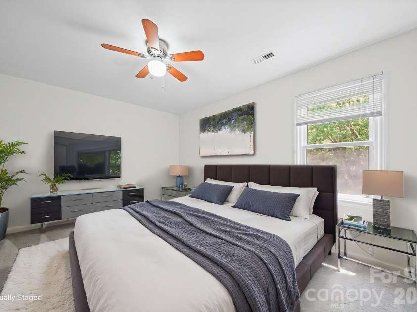 6520 Dougherty Drive, Charlotte, NC 28213.  MLS# CAR4377449, YatesRealty ID 20248. Bedroom #3 (virtually staged)