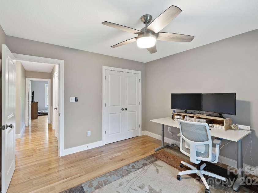 288 Ollie Weaver Road, Weaverville, NC 28787.  MLS# CAR4269198, YatesRealty ID 20259. Office/bedroom w/lovely view of mtns