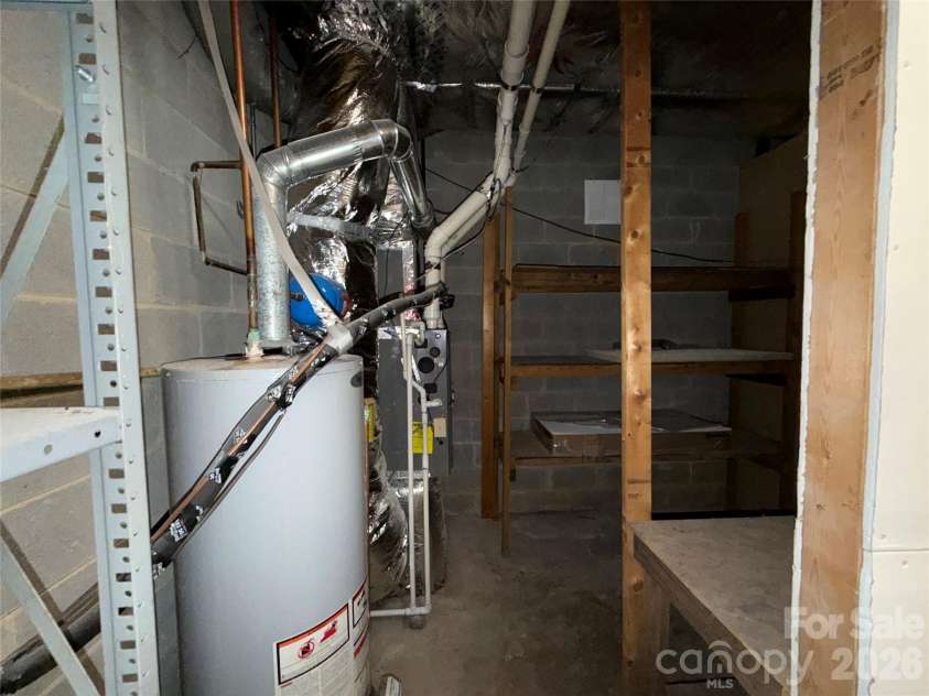 424 Holland Drive, Statesville, NC 28677.  MLS# CAR4335515, YatesRealty ID 2026. Water Heater and HVAC