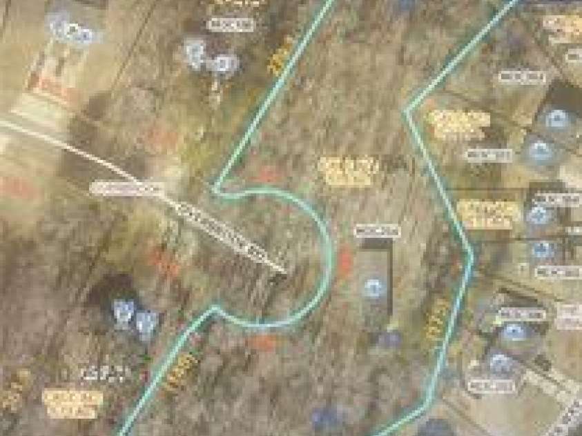 140 Overbrook Road, Salisbury, NC 28147.  MLS# CAR4349590, YatesRealty ID 20263. Aerial Showing Acerage