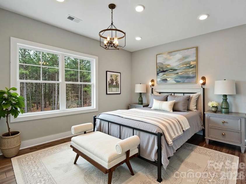 112 Chapel Crossing Lane, Weaverville, NC 28787.  MLS# CAR4337353, YatesRealty ID 20267. Virtually Staged