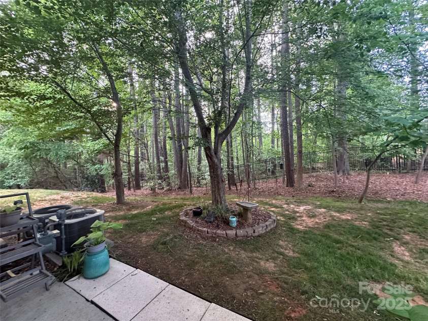 15318 Coventry Court Lane, Charlotte, NC 28277.  MLS# CAR4252631, YatesRealty ID 20270. View From Serene Natural Area From Patio