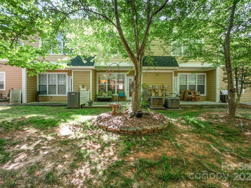 15318 Coventry Court Lane, Charlotte, NC 28277.  MLS# CAR4252631, YatesRealty ID 20270. View of Rear of Townhome